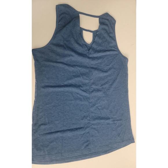 Tank Top Blue Women's Workout Activewear or Loungewear Size Medium - Picture 4 of 4